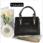 کیف زنانه رسمی و مجلسی چرم مصنوعی با بند بلند