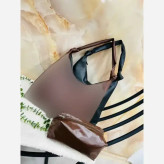 کیف زنانه بند گره شرانگ خارجی همراه کیف آرایش سایز 33-38